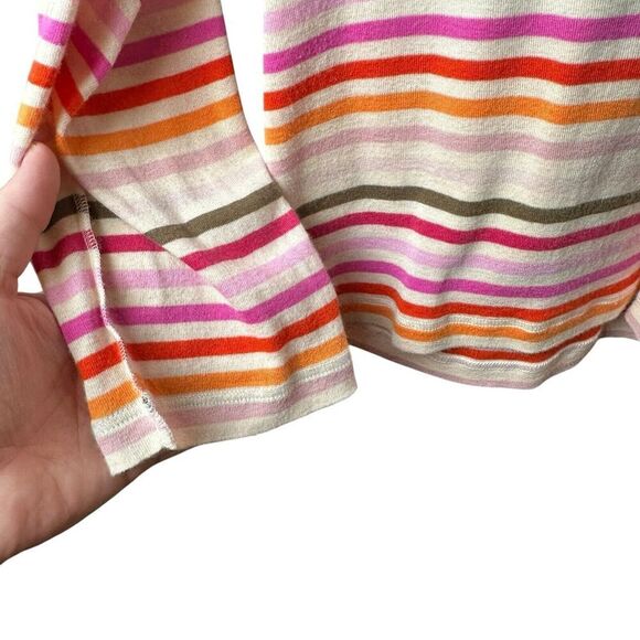 Sonia Rykiel Paris Striped Button Cardigan Sweater XXL Multicolor Knit Retro Y2K - Picture 3 of 8